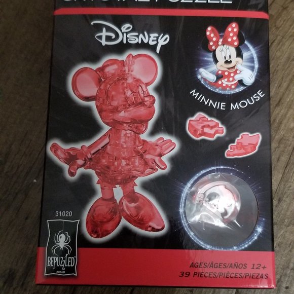 Disney Minnie Mouse 3D Crystal Puzzle - Picture 2 of 3